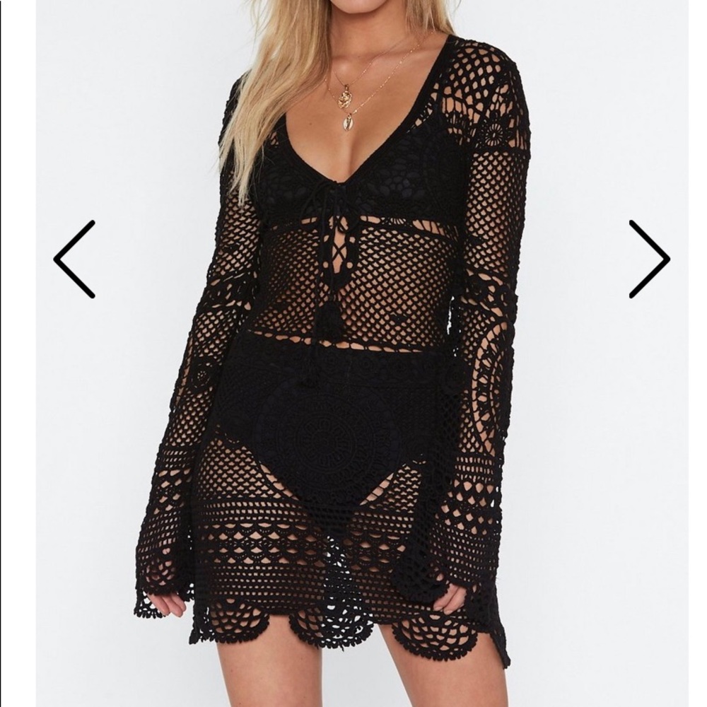 Crochet Swim coverup with tags